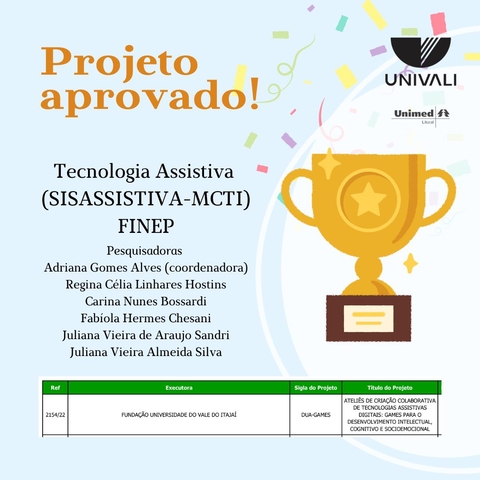 pesquisadoras univali aprivadas edital finep_12062023.jpg