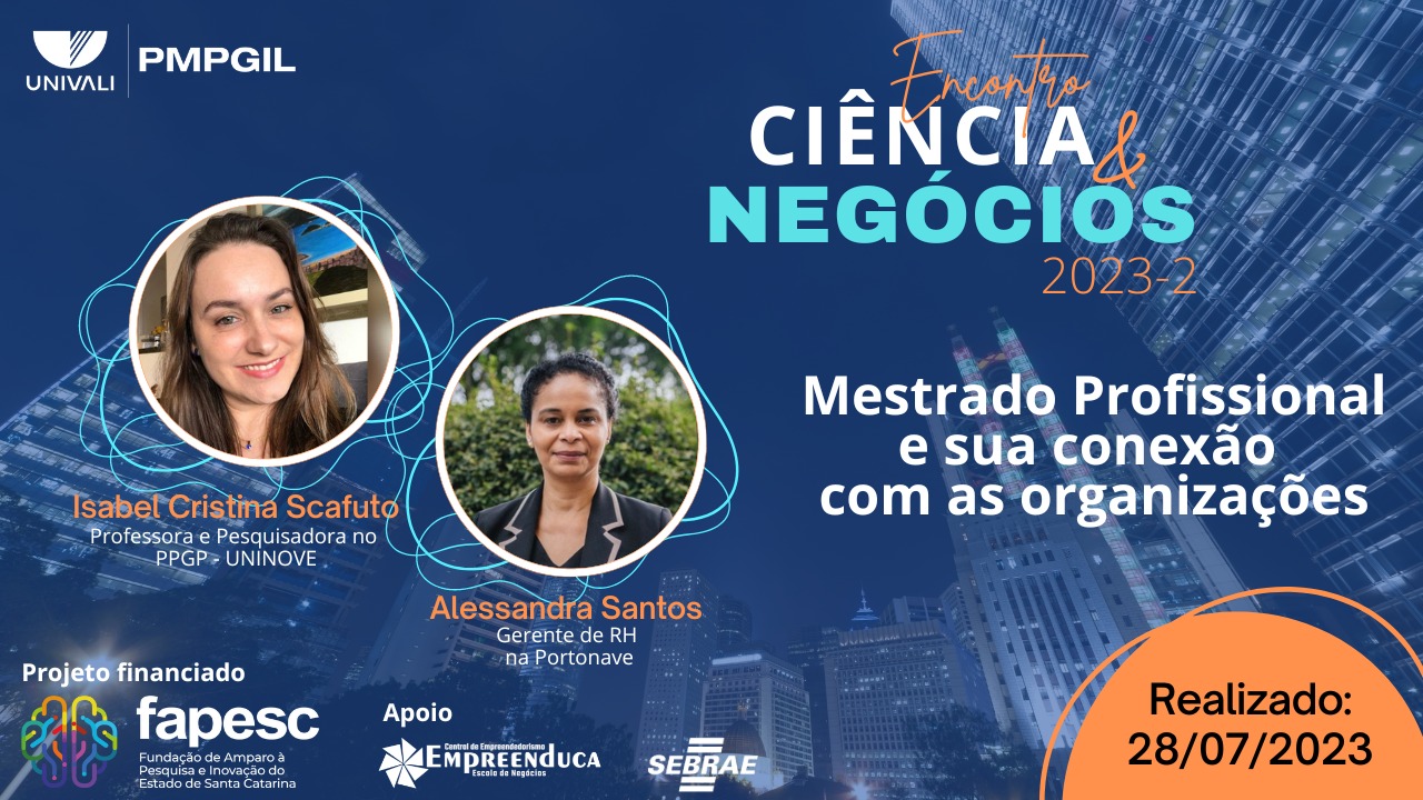 Mestrado Profissional e sua conexão com as organizações